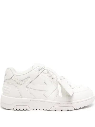 Off-white Out Of Office Leather Sneakers In White