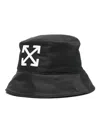 Off-white Arrow Bucket Hat Accessories In Black