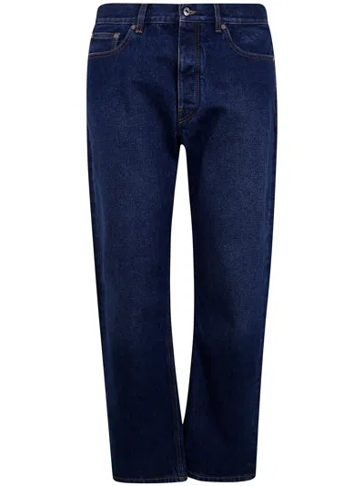 OFF-WHITE ARR SKATE JEANS,OMYA138C99DEN001 4400 MEDIUM BLUE