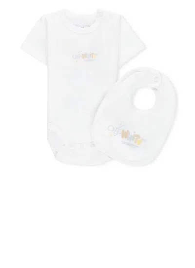 Off-white Babies' Onesie With Print In White