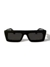 Off-white Leonardo Square-frame Sunglasses In Black