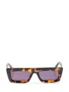 Off-white Ontario Sunglasses In Havana-dark Grey