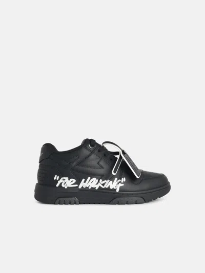 Off-white 'o.o.o.' Black Leather Sneakers