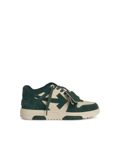 OFF-WHITE OFF-WHITE 'O.O.O' GREEN SUEDE SNEAKERS