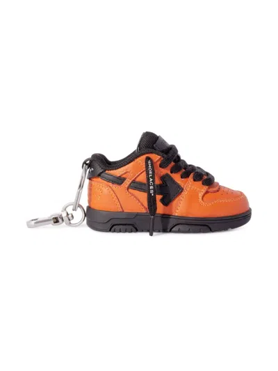 Off-white Ooo Keychain In Orange