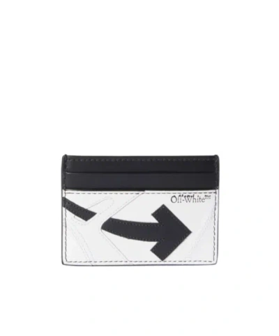 Off-white Ooo Sneaker Card Holder In Black