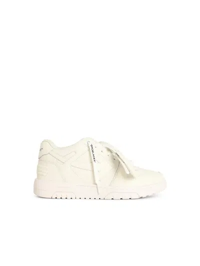 Off-white Ooo White Leather Sneakers