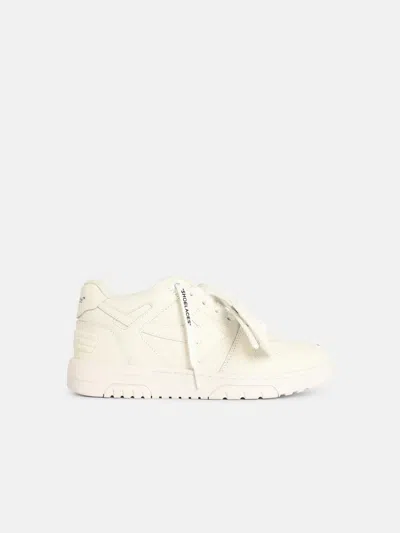 Off-white 'o.o.o.' White Leather Sneakers