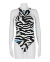 OFF-WHITE OPEN BACK ONE-PIECE SWIMSUIT
