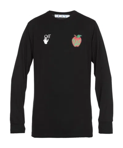 Off-white Open-necked Black Shirt