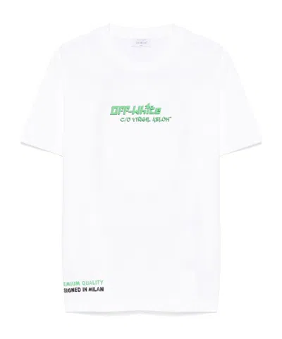 Off-white Open-necked Black Shirt In Multicolor