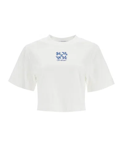 Off-white Open-necked Black Shirt In White