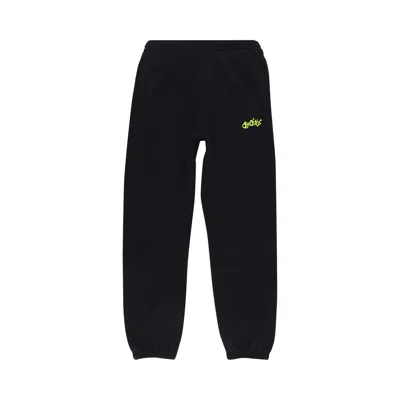 Pre-owned Off-white Opposite Arrow Slim Sweatpants 'black/lime'