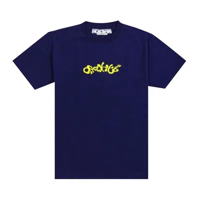 Pre-owned Off-white Opposite Arrow Slim T-shirt 'purple/lime'