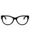 Off-white Optical Style 55 Glasses In 1000 Black