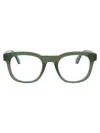 Off-white Arrows Round-frame Glasses In 5900 Olive Green
