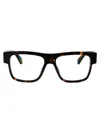 Off-white Optical Style 37 Cat-eye Glasses In 6000 Havana