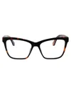 Off-white Off White Oerj077 Style 77 1000 Black Glasses In 6000 Havana