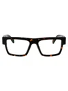 Off-white Optical Style 37 Cat-eye Glasses In 6000 Havana
