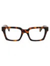Off-white Optical Style 37 Cat-eye Glasses In 6000 Havana