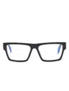 Off-white Optical Style 46 Square-frame Glasses In 黑色