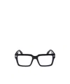 Off-white Optical Style 37 Cat-eye Glasses In Black