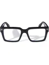 Off-white Optical Style 54 Glasses In Black