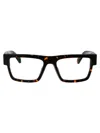 Off-white Optical Style 37 Cat-eye Glasses In 6000 Havana