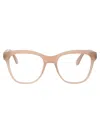 Off-white Optical Style 37 Cat-eye Glasses In 6100 Beige