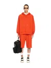 Off-white Vibe Arrow Skate Hooded Sweatshirt In Orange