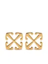 Off-white Orecchini Arrow Mini In Gold