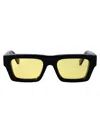 Off-white Oregon Sunglasses In Black Yellow