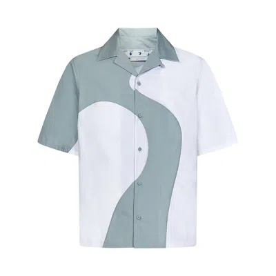 Pre-owned Off-white Organic Block Holiday Shirt 'white'