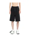 Off-white Off White "sporty Bermuda Shorts With Embroidered Arrow In Black