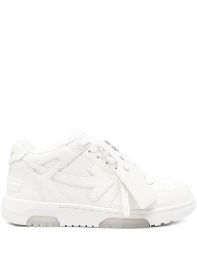 Off-white Out Of Office Arrow-buckle Sneakers In White