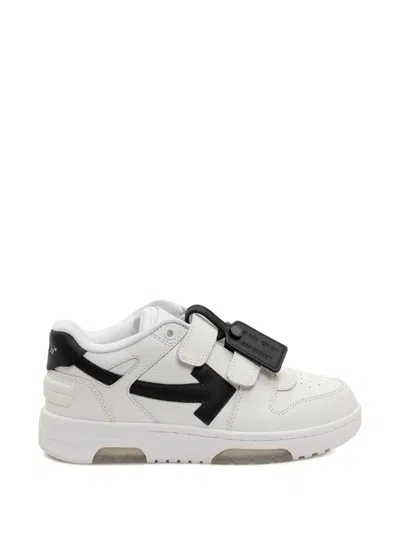 Off-white Kids' Out Of Office Arrow-detail Sneakers In White