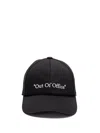 Off-white Out Of Office Baseball Cap Accessories In Black