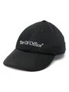 Off-white Cap In Black