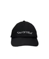 Off-white Out Of Office Baseball Cap Accessories In Black