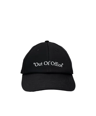OFF-WHITE OFF-WHITE OUT OF OFFICE CURVED PEAK BASEBALL CAP