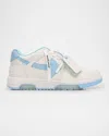 Off-white Out Of Office Bicolor Sneakers In White Light Blue