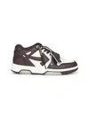 Off-white Out Of Office Brown Sneakers In Black