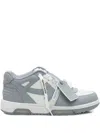 Off-white Sneakers Low Vulcanized In Leather And Fabric In Gray