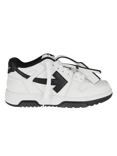 Off-white Out Of Office Calf Leather Sneakers In White