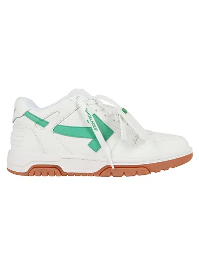 Off-white Out Of Office Calf Leather White Green