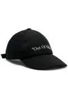 Off-white Out Of Office Baseball Cap Accessories In Black