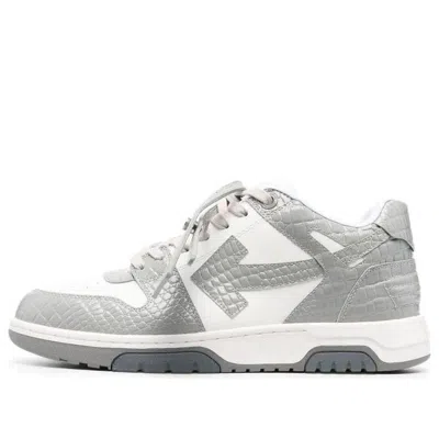 Off-white Out Of Office Croco Print Sneaker 'grey White'