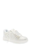 Off-white Out Of Office Crystal Embellished Low Top Sneaker In White - White
