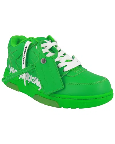 Off-white ™ Out Of Office For Walking Leather Sneaker In Green