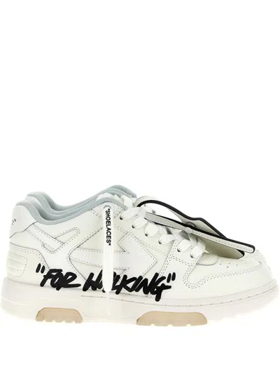OFF-WHITE OUT OF OFFICE FOR WALKING LEATHER SNEAKERS